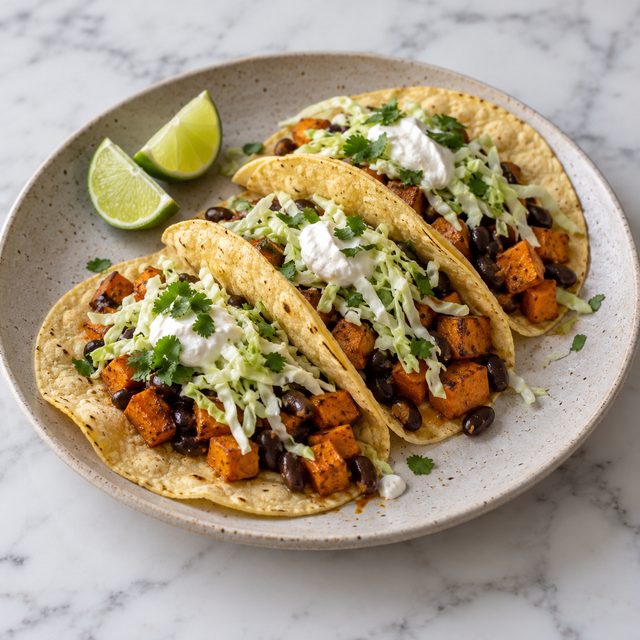 Sweet Potato and Black Bean Tacos