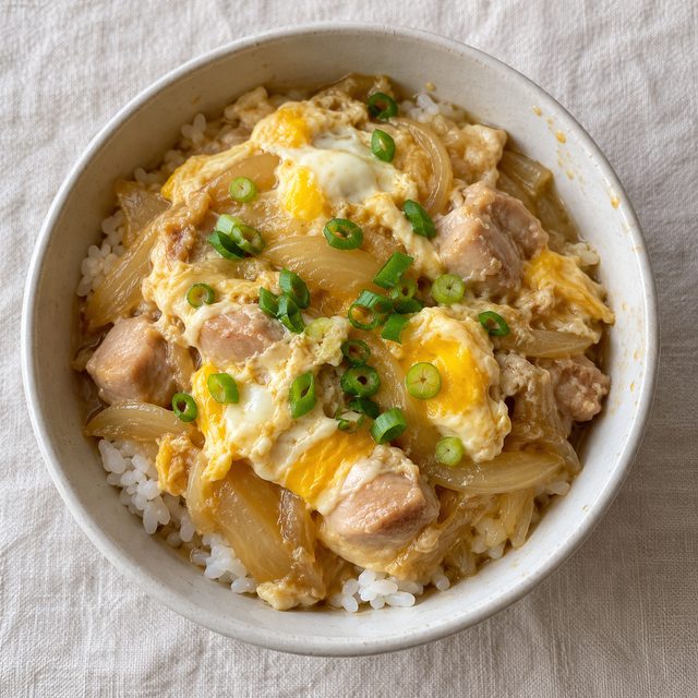 Oyakodon-Style Chicken and Egg Rice Bowls